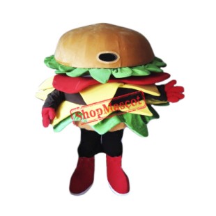 High Quality Hamburger Mascot Costume
