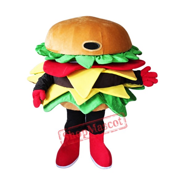 High Quality Hamburger Mascot Costume