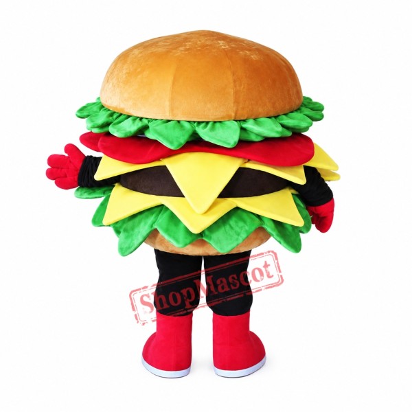 High Quality Hamburger Mascot Costume High Quality Hamburger Mascot Costume