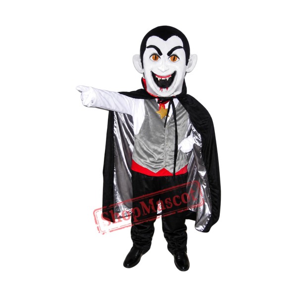 Halloween Vampire Mascot Costume Halloween Vampire Mascot Costume