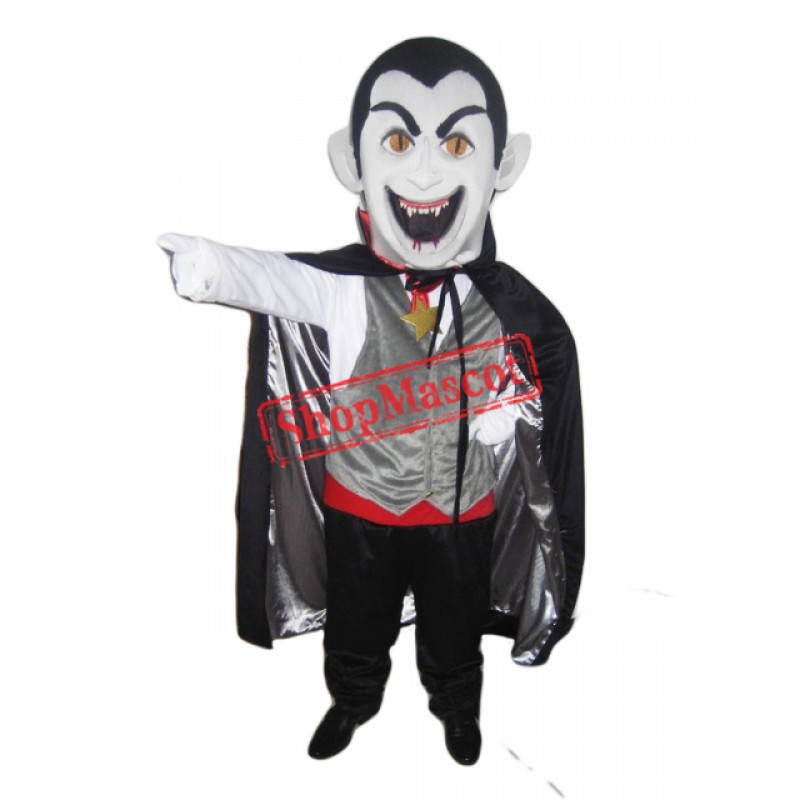 Halloween Vampire Mascot Costume