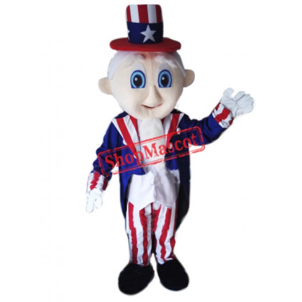 Cute Uncle Sam Mascot Costume