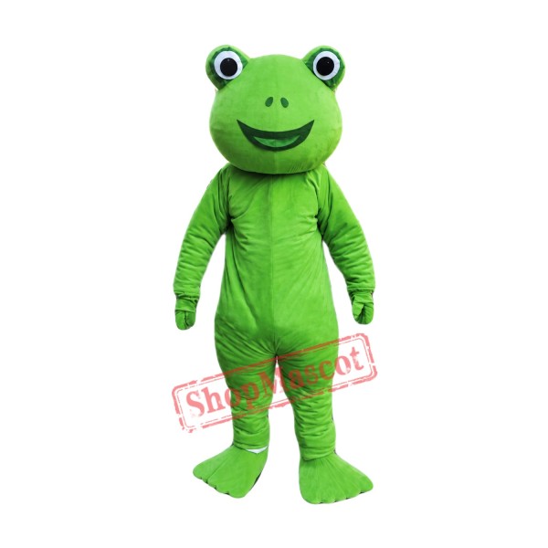 Cheap Green Frog Mascot Costume