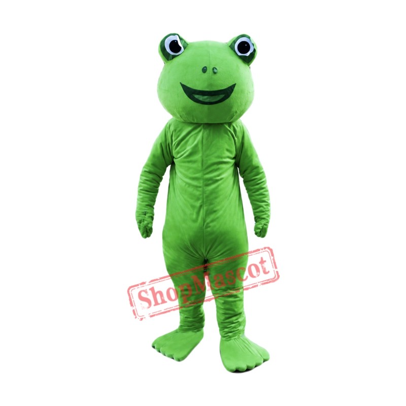 Cheap Green Frog Mascot Costume