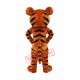 Happy Cartoon Tiger Mascot Costume