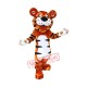 Happy Cartoon Tiger Mascot Costume