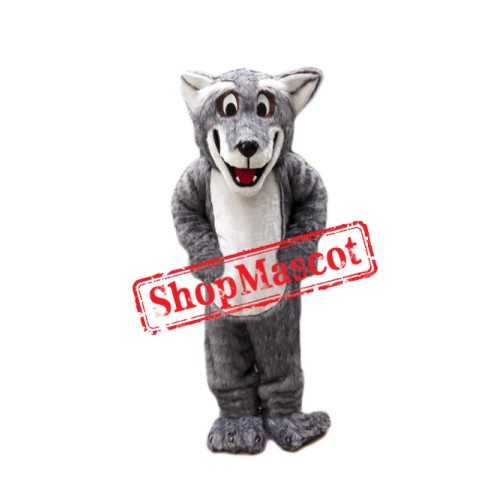 Plush Coyote Wolf Mascot Costume