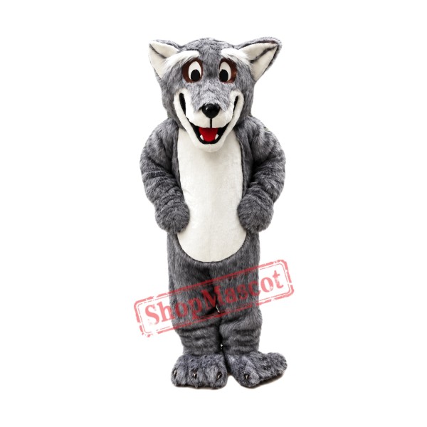 Plush Coyote Wolf Mascot Costume