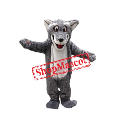 Plush Coyote Wolf Mascot Costume