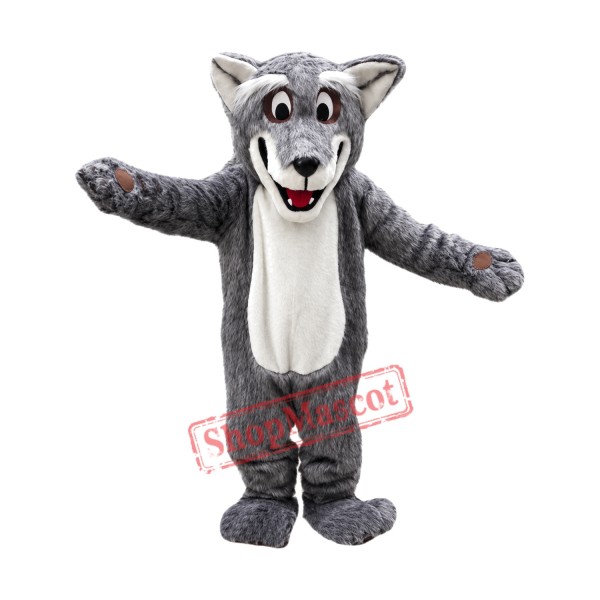 Plush Coyote Wolf Mascot Costume Plush Coyote Wolf Mascot Costume