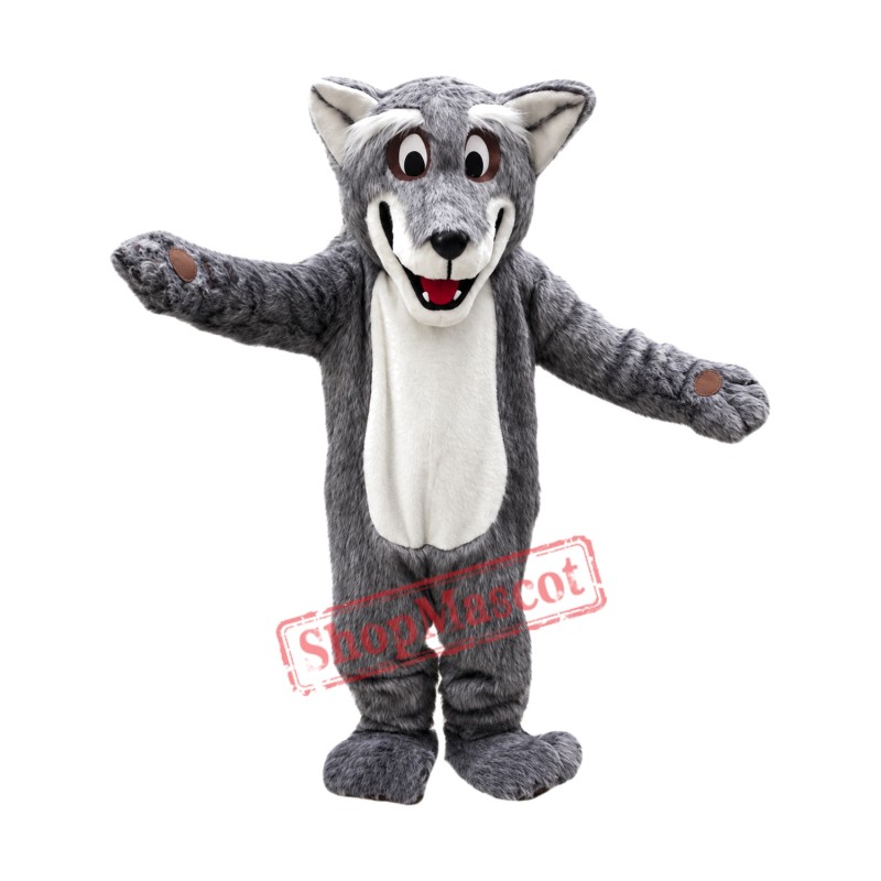 Plush Coyote Wolf Mascot Costume Plush Coyote Wolf Mascot Costume