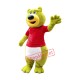 Green Teddy Bear Mascot Costume