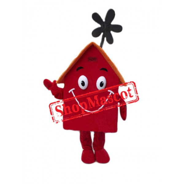 Red House Mascot Costume
