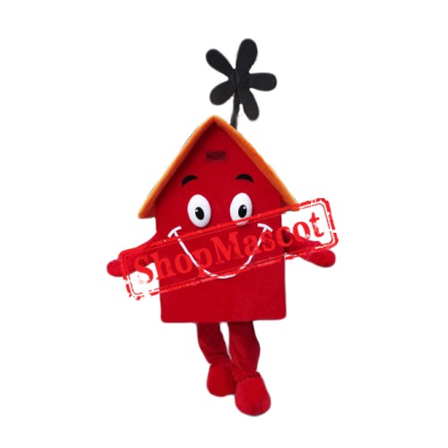 Red House Mascot Costume