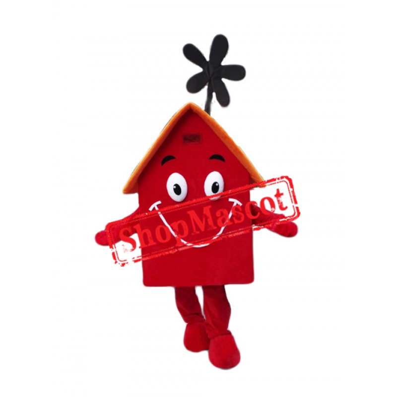 Red House Mascot Costume