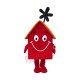 Red House Mascot Costume Red House Mascot Costume