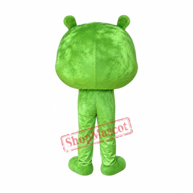 Green Pig Mascot Costume Green Pig Mascot Costume