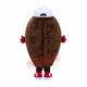 Coffee Bean Mascot Costume Coffee Bean Mascot Costume