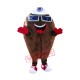 Coffee Bean Mascot Costume Coffee Bean Mascot Costume