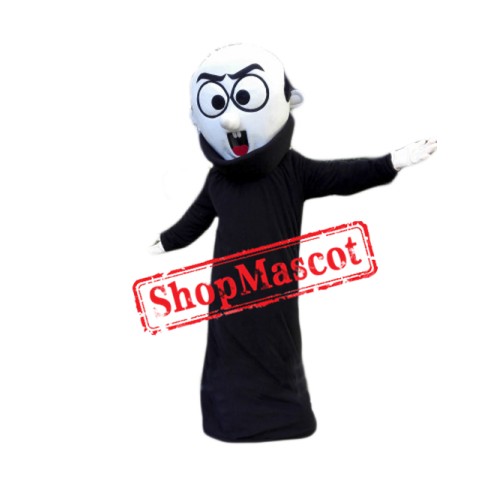 Black Devil Monster Mascot Costume