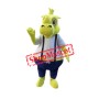 Yellow Rhino Mascot Costume