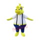 Yellow Rhino Mascot Costume