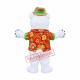 Friendly Lightweight Polar Bear Mascot Costume