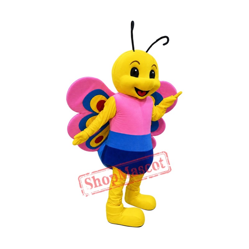 Friendly Lightweight Butterfly Mascot Costume Friendly Lightweight Butterfly Mascot Costume
