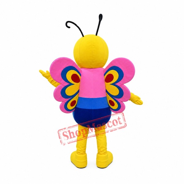 Friendly Lightweight Butterfly Mascot Costume Friendly Lightweight Butterfly Mascot Costume