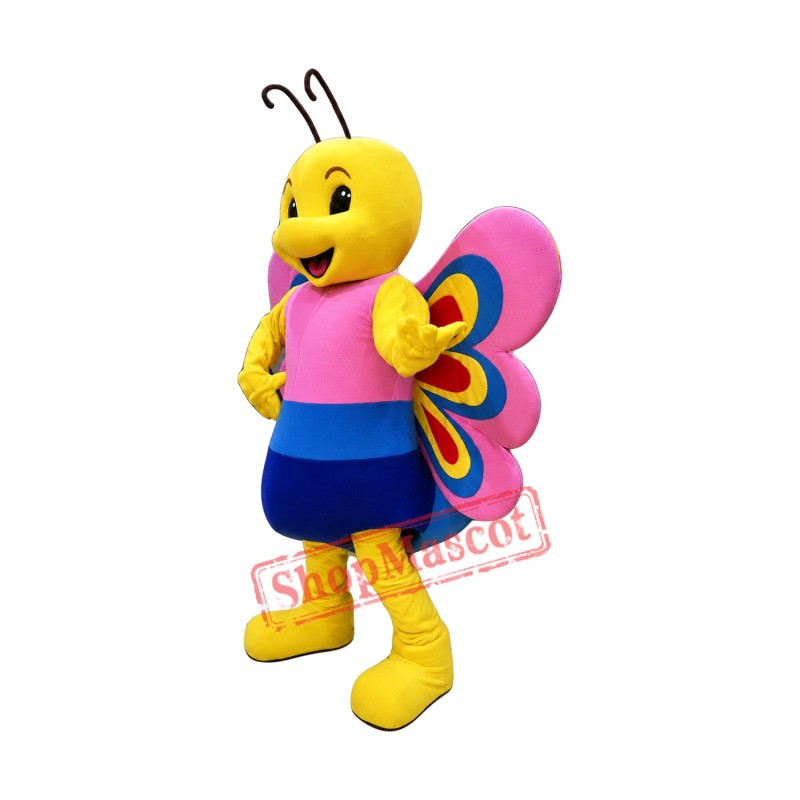 Friendly Lightweight Butterfly Mascot Costume Friendly Lightweight Butterfly Mascot Costume