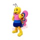 Friendly Lightweight Butterfly Mascot Costume Friendly Lightweight Butterfly Mascot Costume