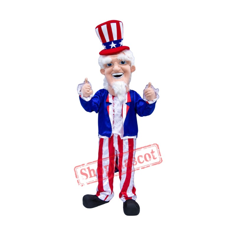 High Quality Uncle Sam Mascot Costume High Quality Uncle Sam Mascot Costume