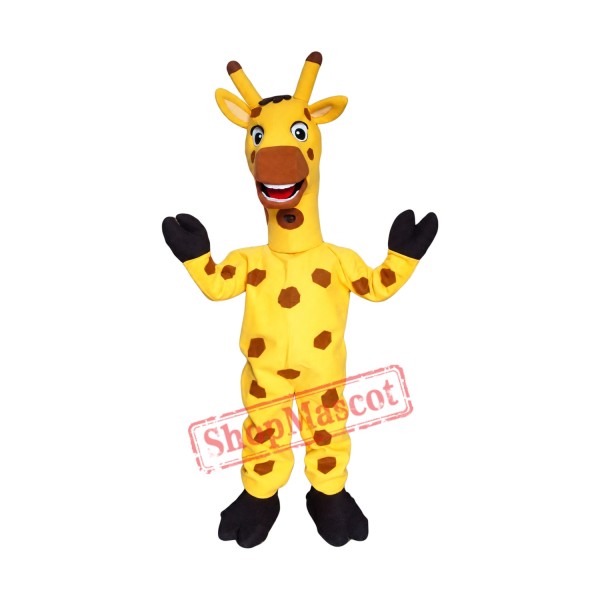 Friendly Lightweight Giraffe Mascot Costume