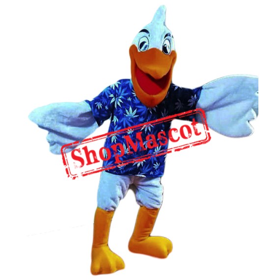 Happy Lightweight Pelican Mascot Costume