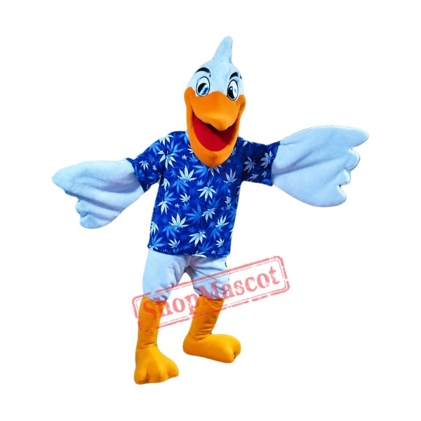 Happy Lightweight Pelican Mascot Costume