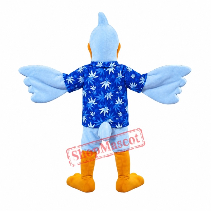 Happy Lightweight Pelican Mascot Costume Happy Lightweight Pelican Mascot Costume