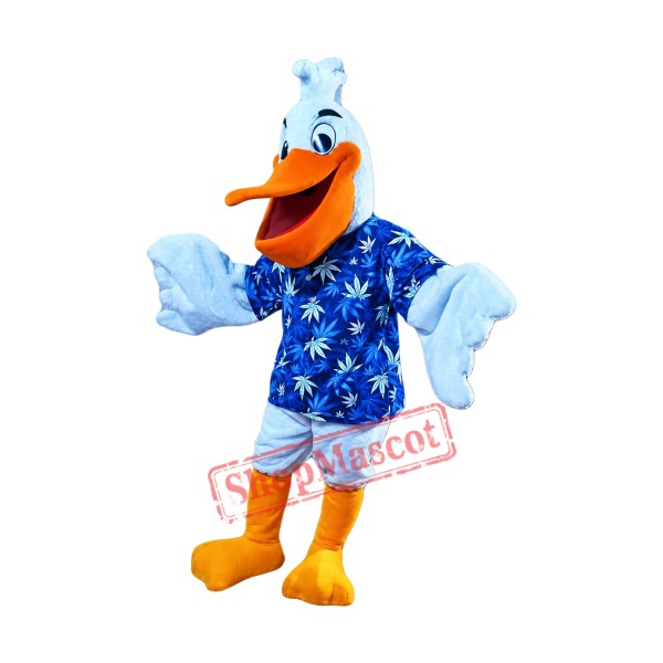 Happy Lightweight Pelican Mascot Costume Happy Lightweight Pelican Mascot Costume