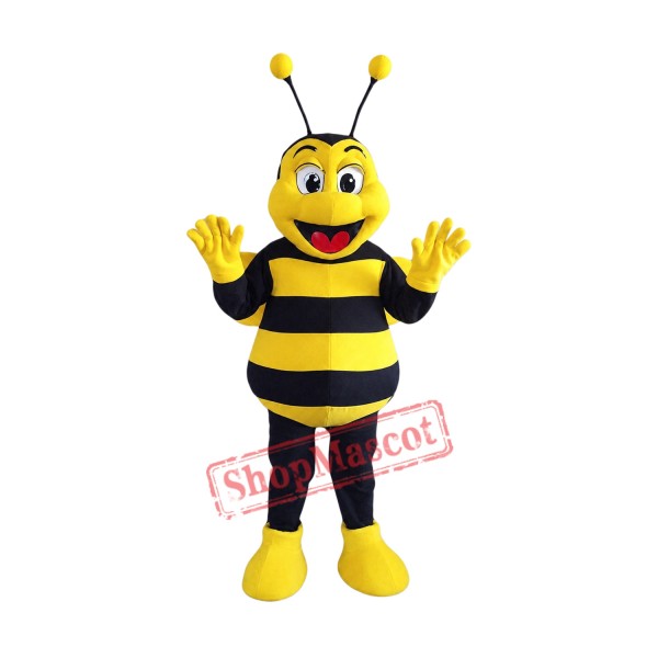 Happy Bee Mascot Costume Free Shipping