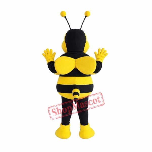 Happy Bee Mascot Costume Free Shipping