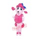 Pink Poodle Dog Mascot Costume