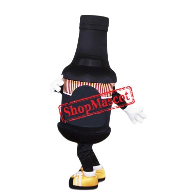 Black Bottle Mascot Costume