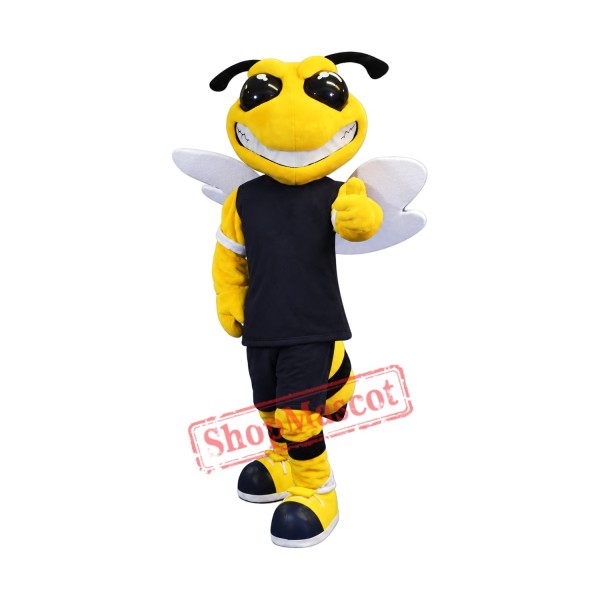 Power Sport Bee Mascot Costume Power Sport Bee Mascot Costume