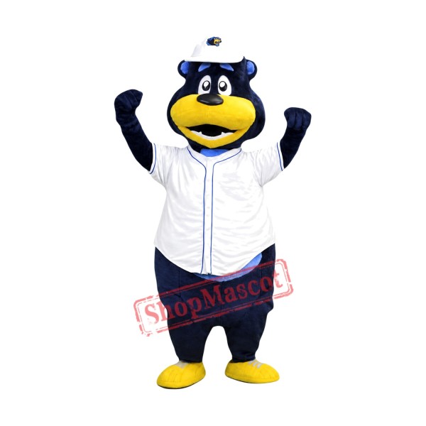 Happy Baseball Bear Mascot Costume Happy Baseball Bear Mascot Costume