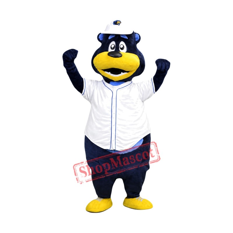 Happy Baseball Bear Mascot Costume Happy Baseball Bear Mascot Costume