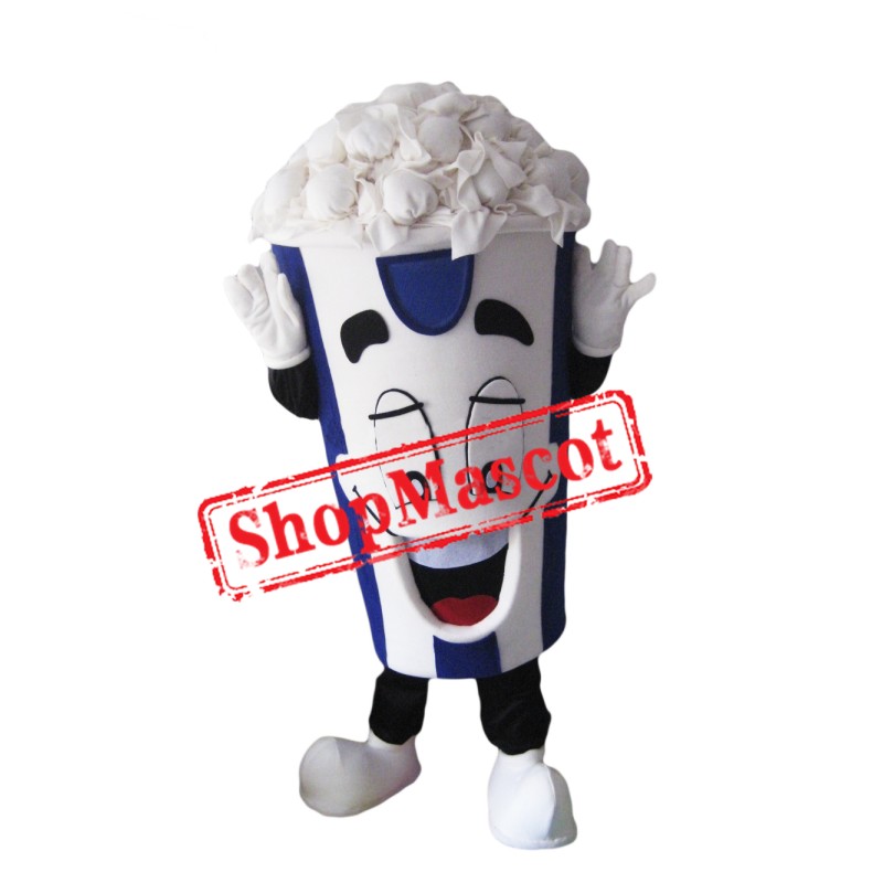 Happy Lightweight Popcorn Mascot Costume
