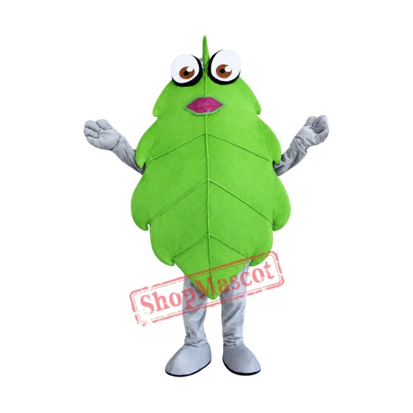 Green Leaves Mascot Costume