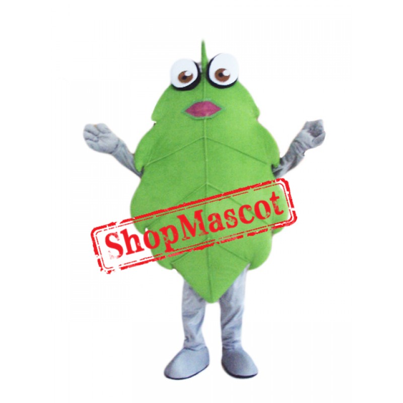 Green Leaves Mascot Costume