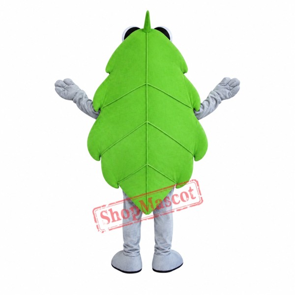 Green Leaves Mascot Costume Green Leaves Mascot Costume