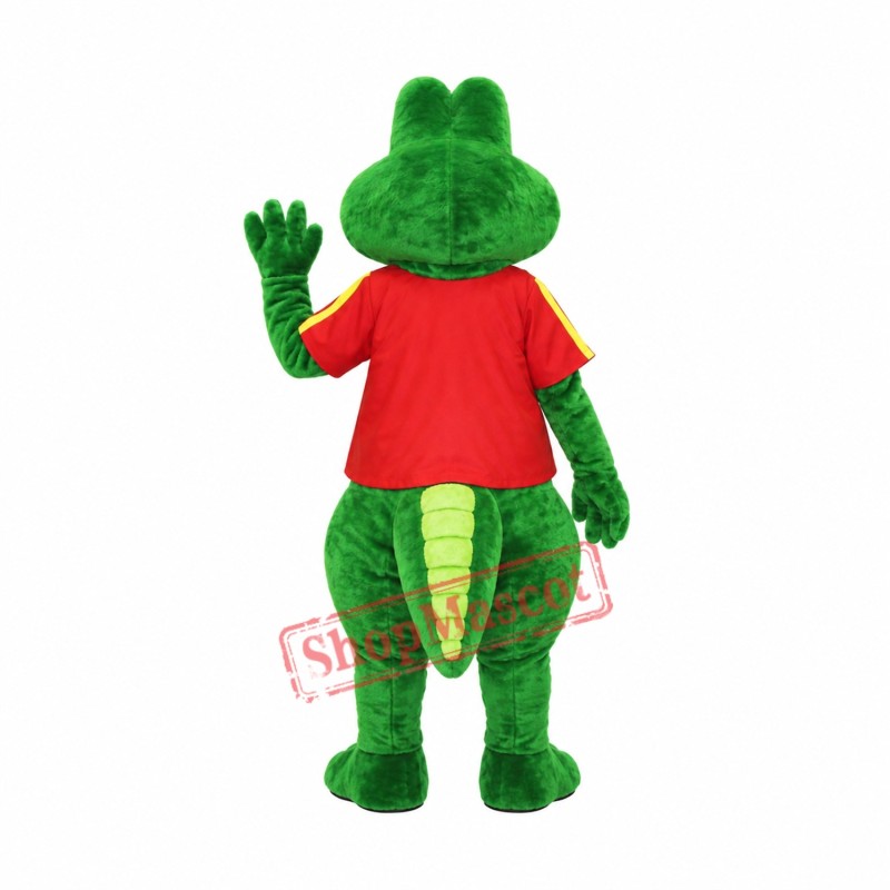 Friendly Crocodile Mascot Costume Friendly Crocodile Mascot Costume