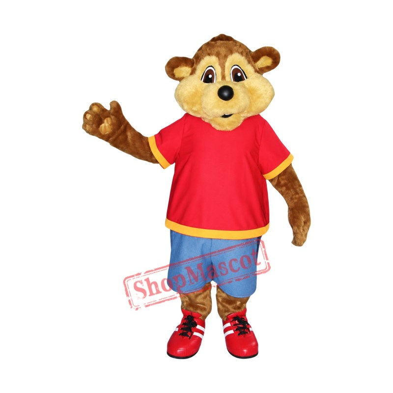 Professional Quality Beaver Mascot Costume